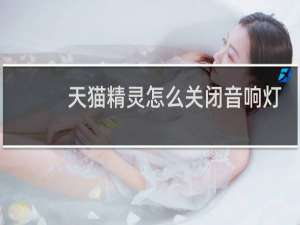天貓精靈怎么關閉音響燈