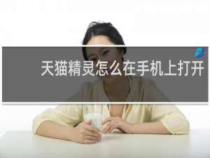 天猫精灵怎么在手机上打开