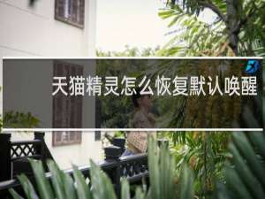 天猫精灵怎么恢复默认唤醒