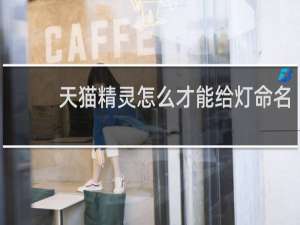 天猫精灵怎么才能给灯命名