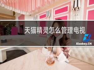 天猫精灵怎么管理电视