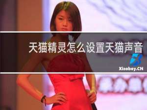 天貓精靈怎么設置天貓聲音