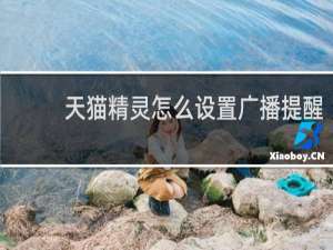 天貓精靈怎么設置廣播提醒