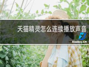 天貓精靈怎么連續播放聲音