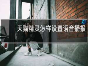 天貓精靈怎樣設置語音播報