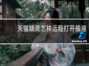 天貓精靈怎樣遠程打開插座