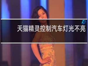 天猫精灵控制汽车灯光不亮