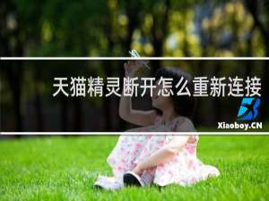天猫精灵断开怎么重新连接