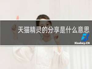 天貓精靈的分享是什么意思
