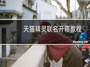 天猫精灵联名开箱教程