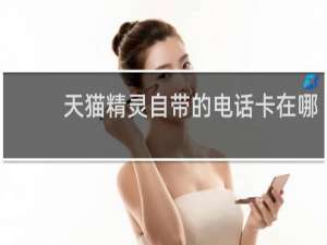 天猫精灵自带的电话卡在哪
