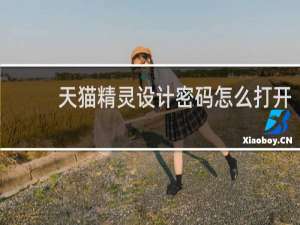 天貓精靈設計密碼怎么打開