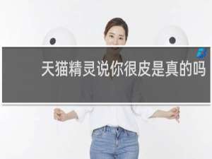 天猫精灵说你很皮是真的吗