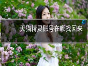 天猫精灵账号在哪找回来