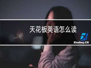 天花板英语怎么读