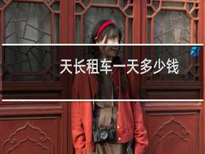 天长租车一天多少钱
