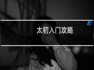 太初入门攻略