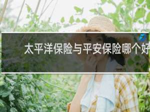 太平洋保险与平安保险哪个好