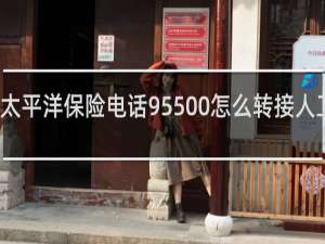 太平洋保险电话95500怎么转接人工服务