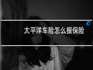 太平洋车险怎么报保险