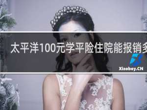 太平洋100元学平险住院能报销多少