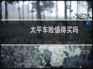 太平车险值得买吗