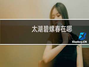 太湖碧螺春在哪