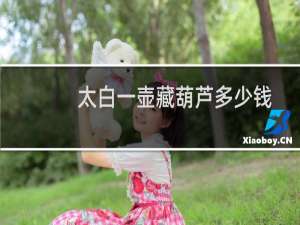 太白一壶藏葫芦多少钱