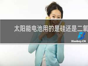 太阳能电池用的是硅还是二氧化硅