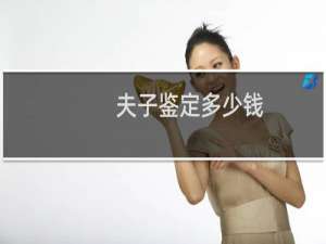 夫子鉴定多少钱