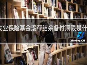 失业保险基金滚存结余备付期限是什么意思