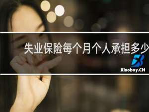 失业保险每个月个人承担多少