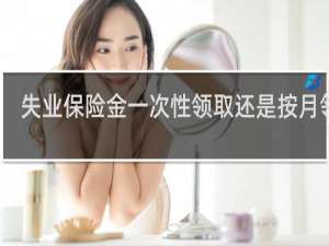 失业保险金一次性领取还是按月领取