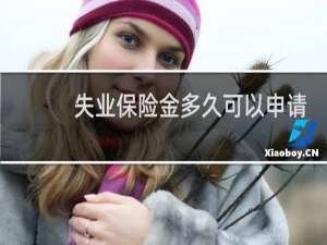 失业保险金多久可以申请