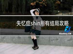 失忆症shin所有结局攻略