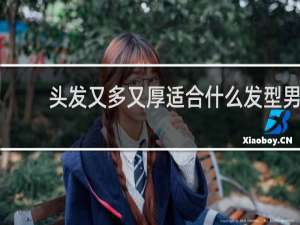 头发又多又厚适合什么发型男