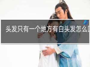 头发只有一个地方有白头发怎么回事