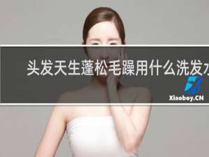 头发天生蓬松毛躁用什么洗发水