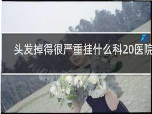 头发掉得很严重挂什么科 医院看