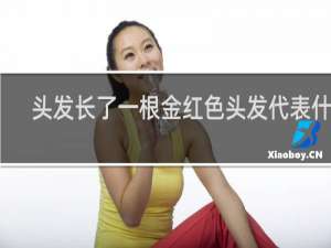 头发长了一根金红色头发代表什么