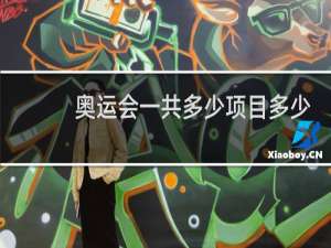奥运会一共多少项目多少金牌