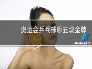 奥运会乒乓球哪五块金牌