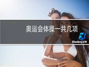 奥运会体操一共几项