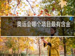 奥运会哪个项目最有含金量