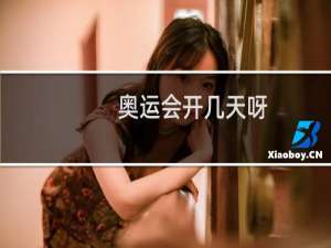 奥运会开几天呀