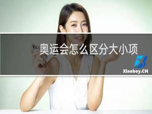 奥运会怎么区分大小项