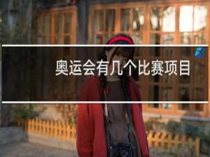 奥运会有几个比赛项目
