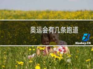 奥运会有几条跑道