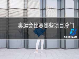 奥运会比赛哪些项目冷门