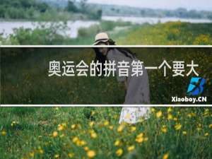 奥运会的拼音第一个要大写吗